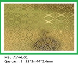 TẤM PVC PHỦ NHÔM 01