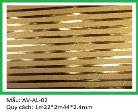 TẤM PVC PHỦ NHÔM 02